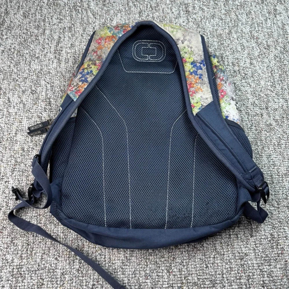 OGIO Laptop Backpack Bag Floral Multicolor School Work College - READ